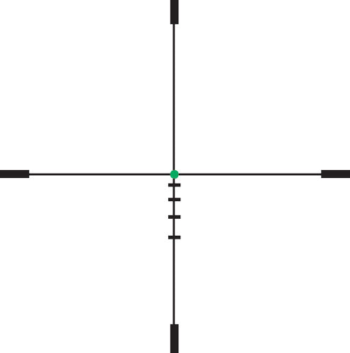 EOTECH Scope Vudu 1-8x24mm - 30mm Sfp Hc3 Green (moa) Black