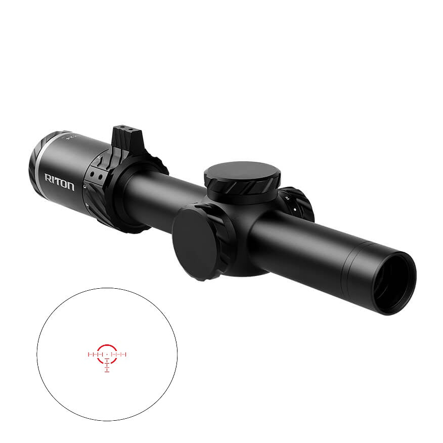 Riton Optics X3 Tactix 1-8x24 30mm Ot Blk